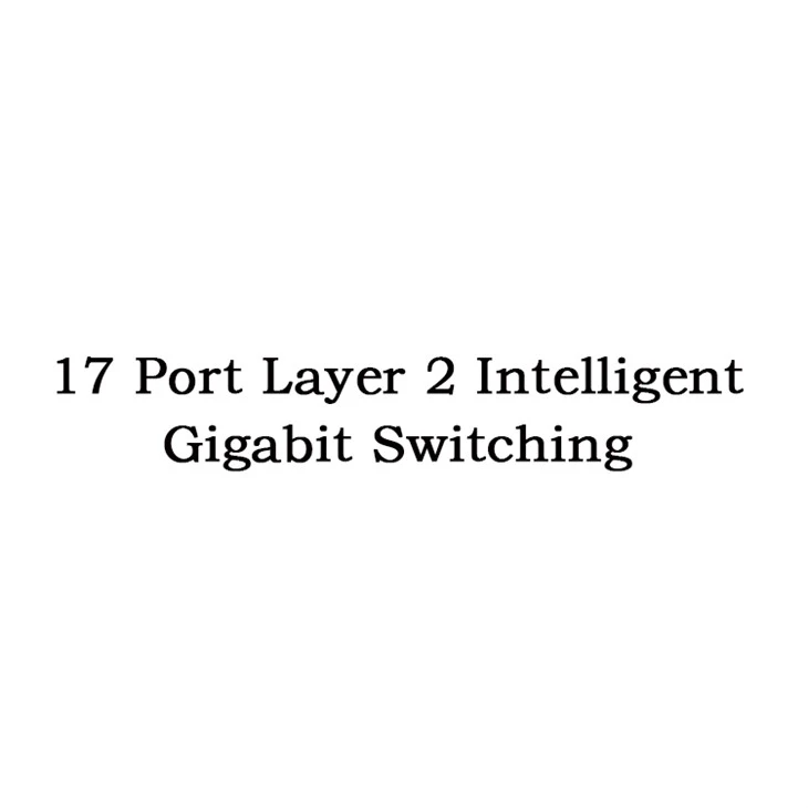 17 порта Layer 2 интелигентно гигабитово превключване