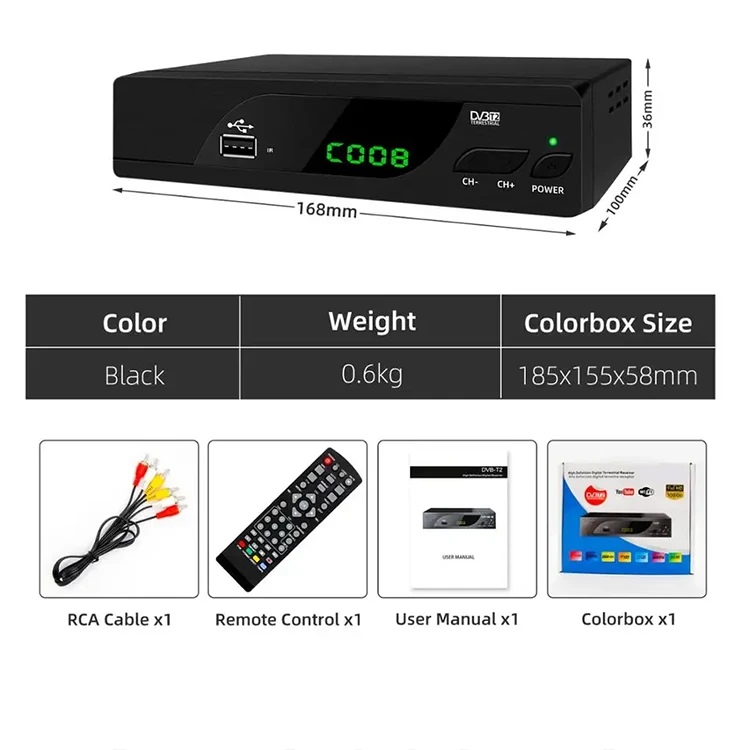 DVB-T2 Set Top Box