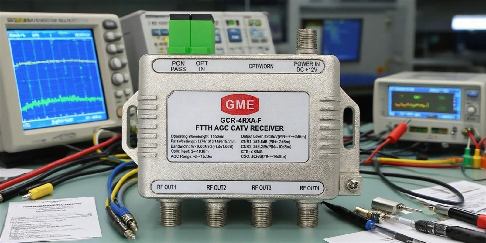 FTTH AGC CATV RECEIVER FTTH AGC CATV RECEIVER