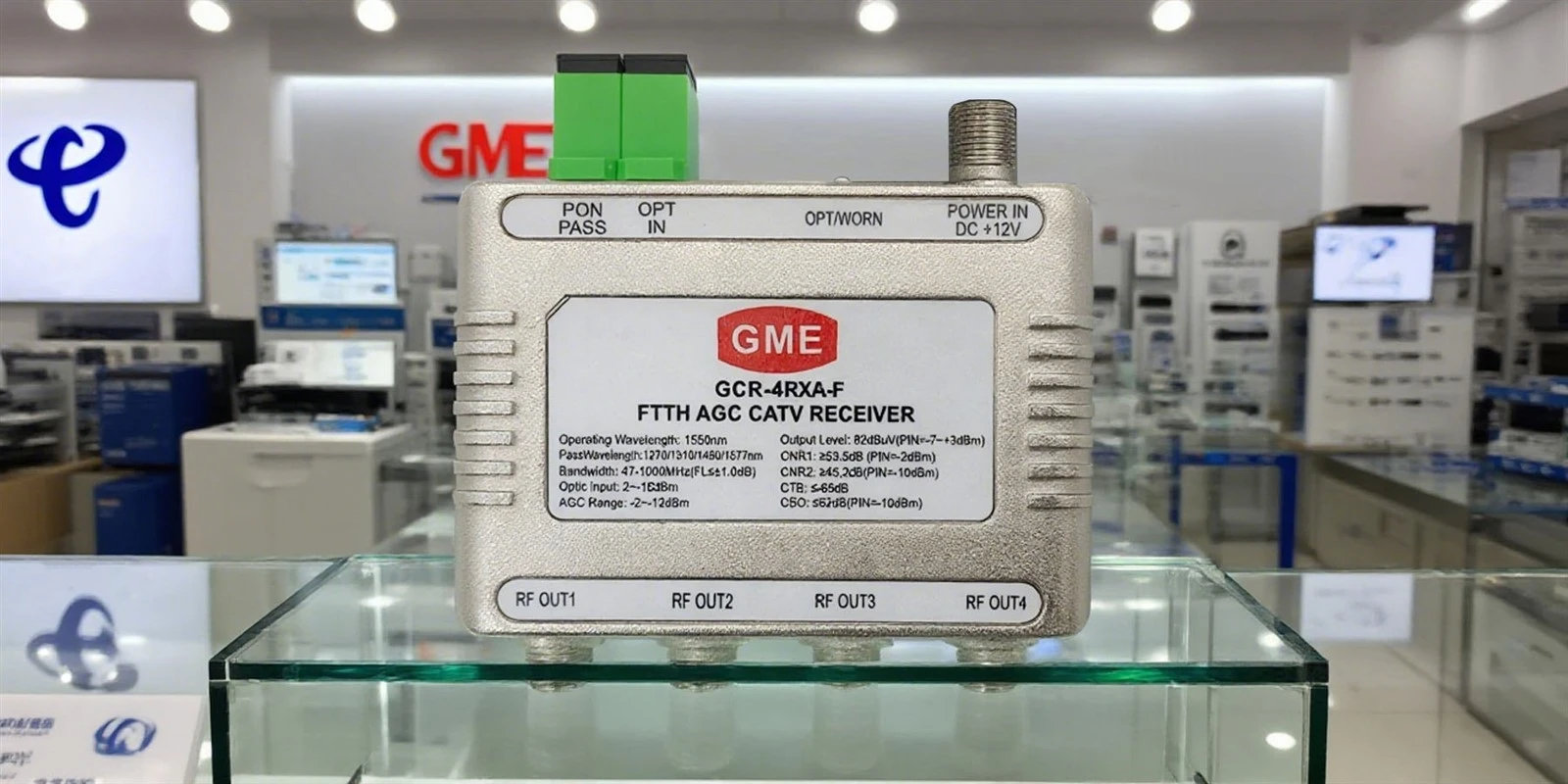 FTTH AGC CATV RECEIVER